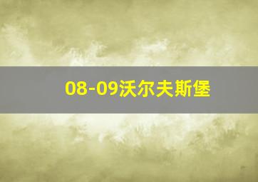 08-09沃尔夫斯堡