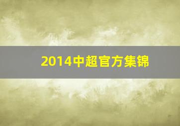 2014中超官方集锦