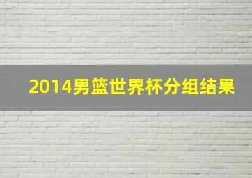 2014男篮世界杯分组结果