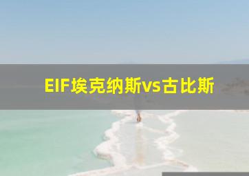 EIF埃克纳斯vs古比斯