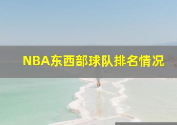 NBA东西部球队排名情况