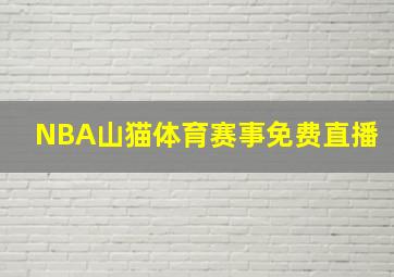 NBA山猫体育赛事免费直播