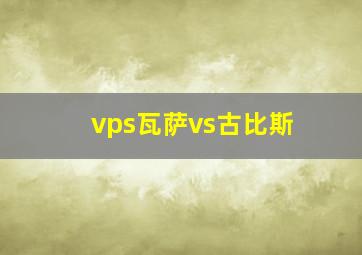 vps瓦萨vs古比斯