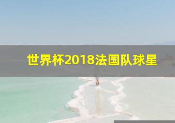 世界杯2018法国队球星