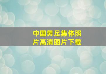 中国男足集体照片高清图片下载