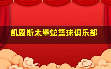 凯恩斯太攀蛇篮球俱乐部