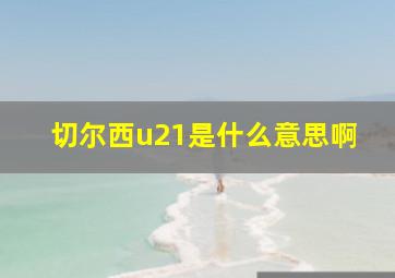 切尔西u21是什么意思啊