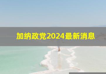 加纳政党2024最新消息