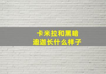 卡米拉和黑暗迪迦长什么样子