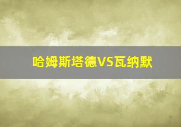 哈姆斯塔德VS瓦纳默