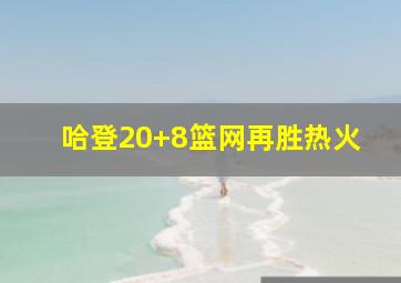 哈登20+8篮网再胜热火