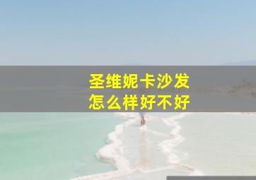 圣维妮卡沙发怎么样好不好