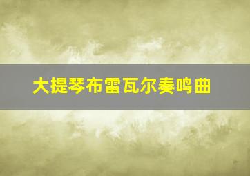 大提琴布雷瓦尔奏鸣曲