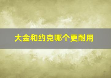 大金和约克哪个更耐用