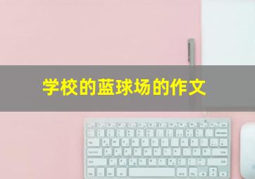 学校的蓝球场的作文