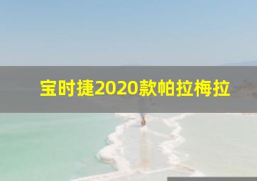 宝时捷2020款帕拉梅拉