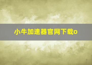 小牛加速器官网下载o