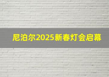 尼泊尔2025新春灯会启幕