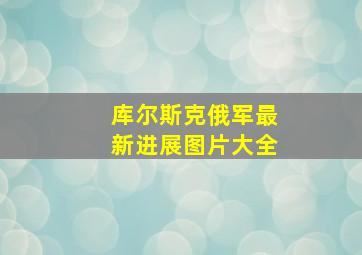 库尔斯克俄军最新进展图片大全