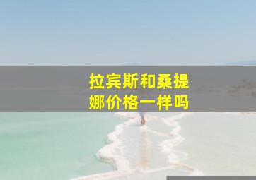 拉宾斯和桑提娜价格一样吗