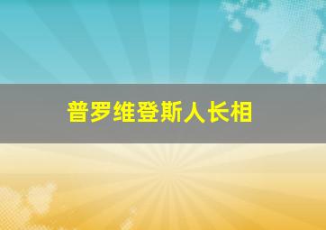 普罗维登斯人长相