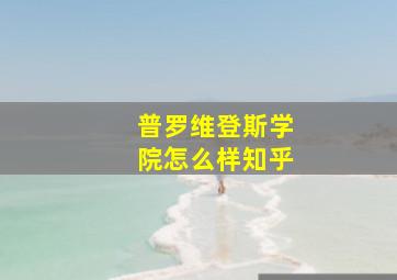 普罗维登斯学院怎么样知乎