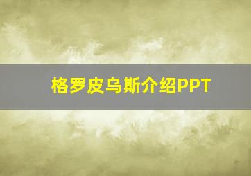 格罗皮乌斯介绍PPT