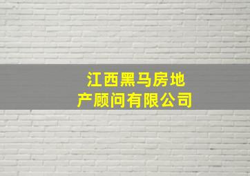 江西黑马房地产顾问有限公司