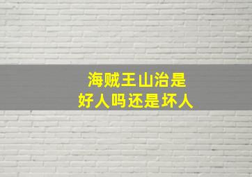 海贼王山治是好人吗还是坏人