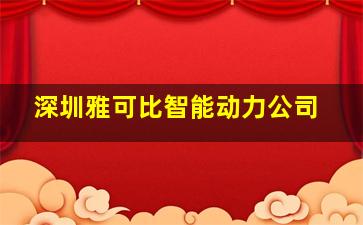 深圳雅可比智能动力公司