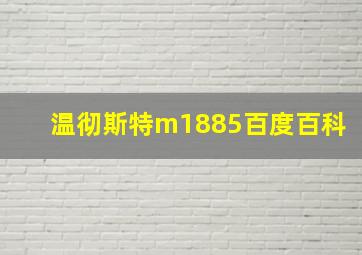 温彻斯特m1885百度百科