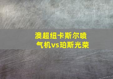 澳超纽卡斯尔喷气机vs珀斯光荣