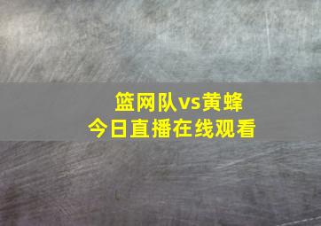 篮网队vs黄蜂今日直播在线观看