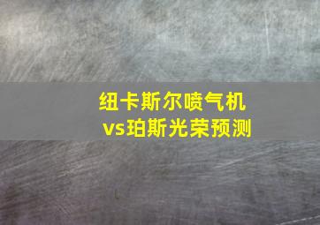 纽卡斯尔喷气机vs珀斯光荣预测