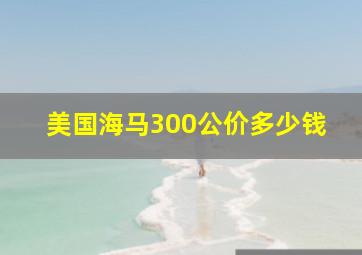 美国海马300公价多少钱