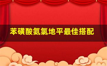 苯磺酸氨氯地平最佳搭配