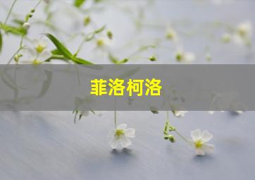 菲洛柯洛