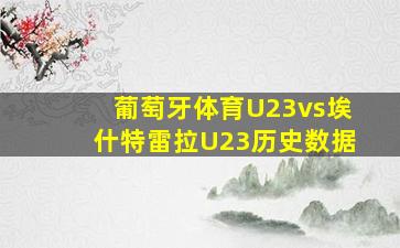 葡萄牙体育U23vs埃什特雷拉U23历史数据