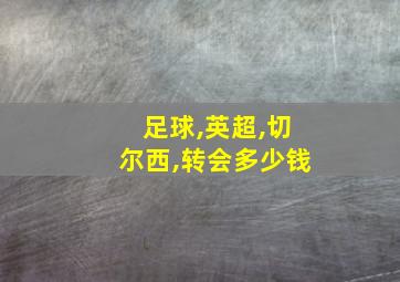 足球,英超,切尔西,转会多少钱