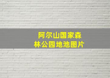 阿尔山国家森林公园地池图片